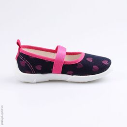 431112-11 Текстильная обувь для девочки син-фук фото №2