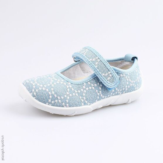 431115-11 Текстильная обувь для девочки голубой