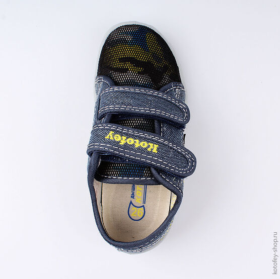 431121-11 Текстильная обувь для мальчики светло-синий фото №4