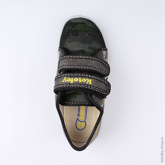 431121-12 Текстильная обувь для мальчики черный фото №4