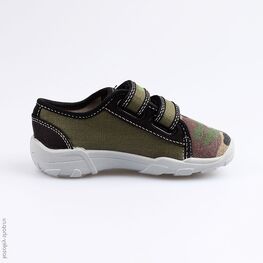 431129-12 Текстильная обувь для мальчики оливковый фото №2