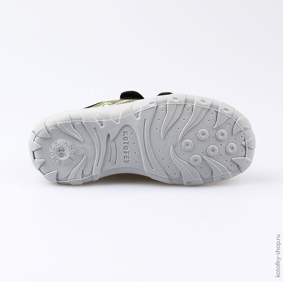 431129-12 Текстильная обувь для мальчики оливковый фото №3