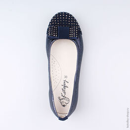 534019-22 Туфли для девочки светло-синий фото №4