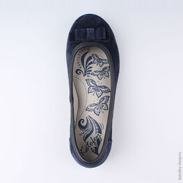 632242-22 Туфли для девочки светло-синий фото №4