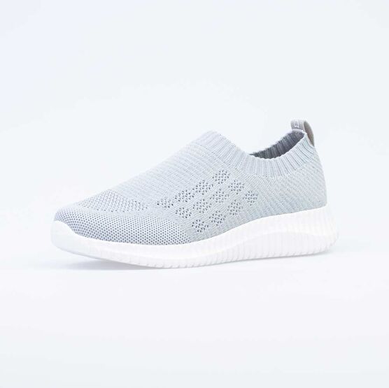 741067-14 Кроссовки для девочки серебрист.