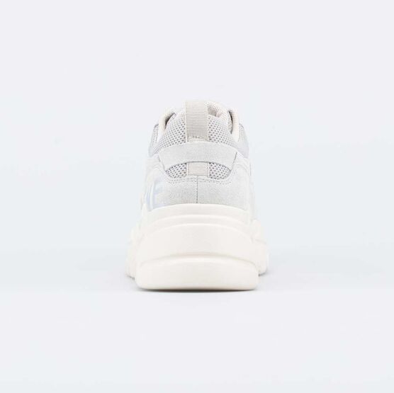 744166-71 Кроссовки на шнурках для девочки беж-сер фото №5