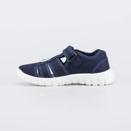 421120-12 Текстильные сандалии для мальчика Космонавт для мальчики синий фото №2