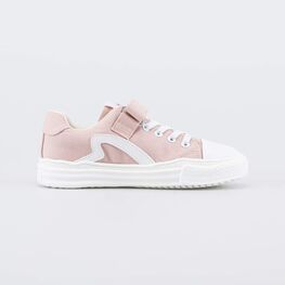 534055-11 Текстильные кеды для девочки для девочки розовый фото №2