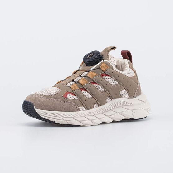 644438-11 Кроссовки с системой быстрой шнуровки для мальчики коричневый