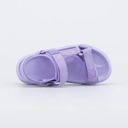 521053-12 Пляжные сандалии на липучках Сиреневый туман для девочки цифровой лавандовый фото №4