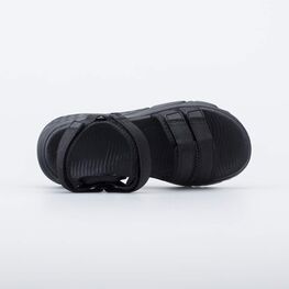 721011-11 Пляжные сандалии на липучках для девочки черный фото №4