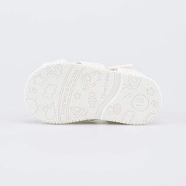 121069-71 Текстильная обувь для первых шагов Единорог для девочки бежевый фото №3