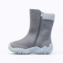 667034-41 Валенки звезды для девочки серый фото №2