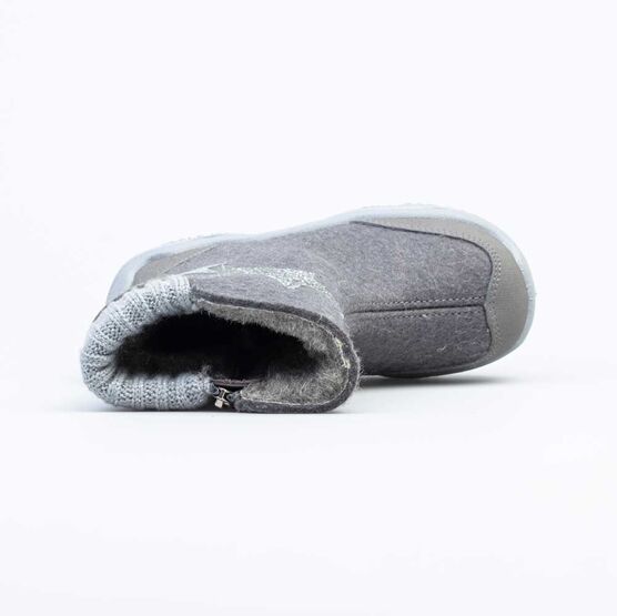 667034-41 Валенки звезды для девочки серый фото №4