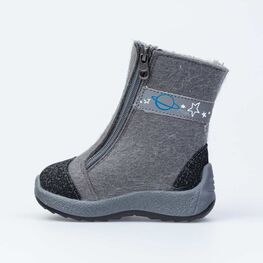 167061-41 Серые валенки на молнии для мальчики серый фото №2