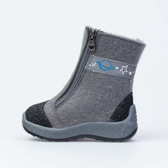 167061-41 Серые валенки на молнии для мальчики серый фото №2