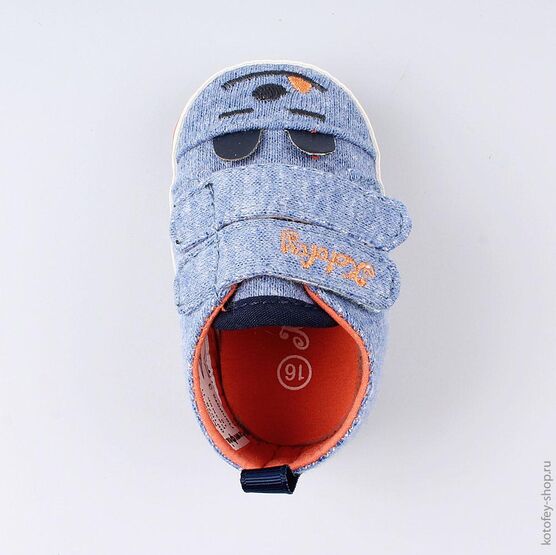 001078-11 Пинетки для мальчики голубой фото №4