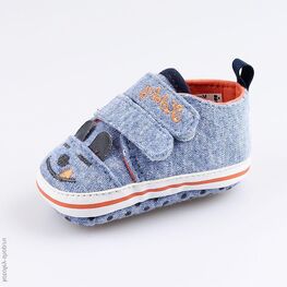 001078-11 Пинетки для мальчики голубой