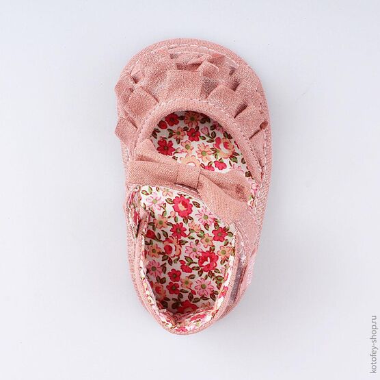 001079-12 Пинетки для девочки розовый фото №4