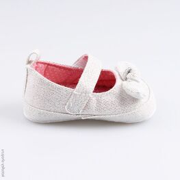 001081-11 Пинетки для девочки серебрист. фото №2