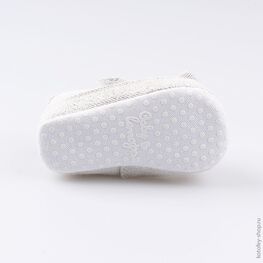 001081-11 Пинетки для девочки серебрист. фото №3