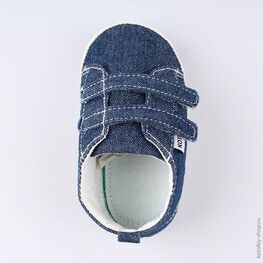 001086-11 Пинетки для мальчики светло-синий фото №4