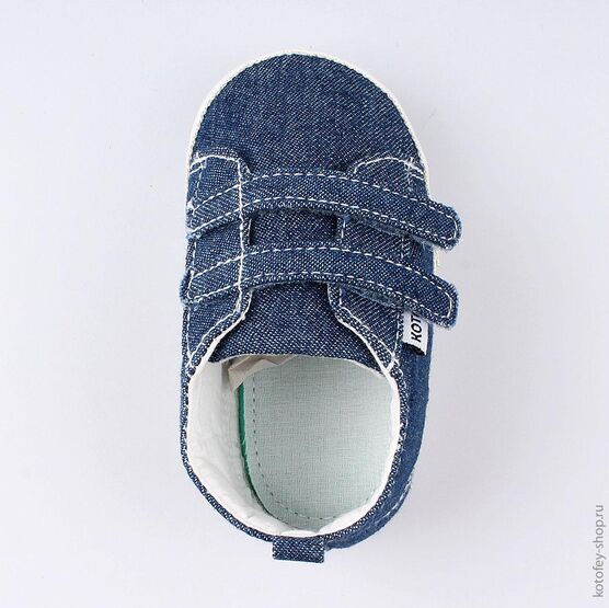 001086-11 Пинетки для мальчики светло-синий фото №4