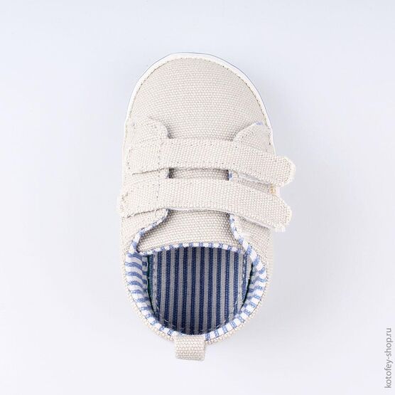 001086-12 Пинетки для мальчики бежевый фото №4