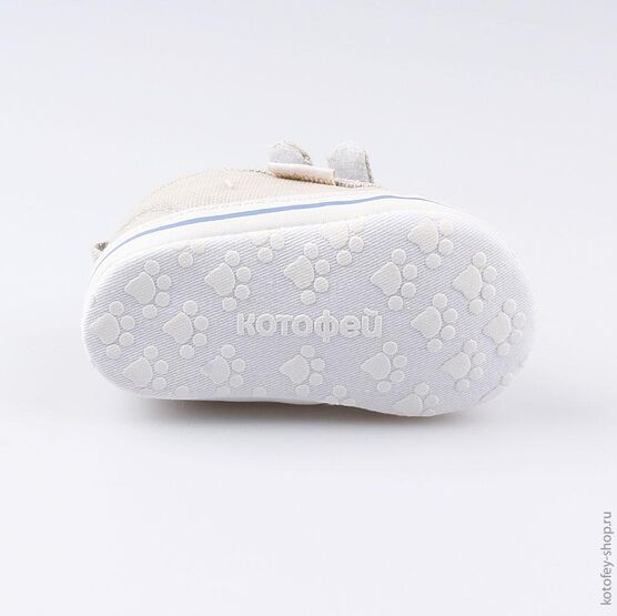 001086-12 Пинетки для мальчики бежевый фото №3