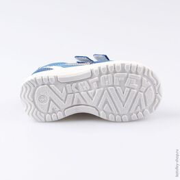 132117-24 Полуботинки для мальчики син-бел фото №3