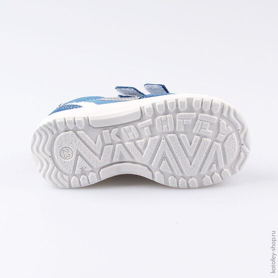 132117-24 Полуботинки для мальчики син-бел фото №3