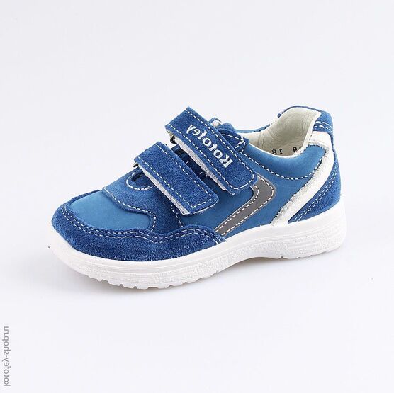 132117-24 Полуботинки для мальчики син-бел