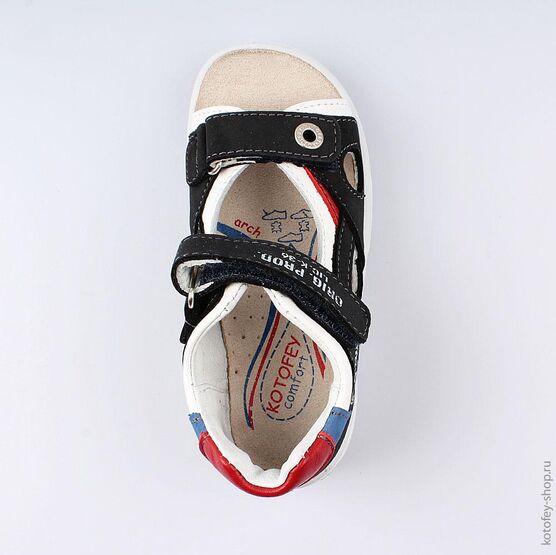 322059-24 Сандалии для мальчики светло-синий фото №4