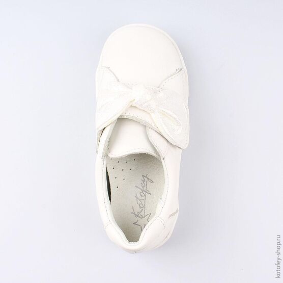 332112-21 Полуботинки для девочки белый фото №4