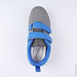 344234-73 Кроссовки с LED-подсветкой на подошве для мальчики сер-гол фото №4