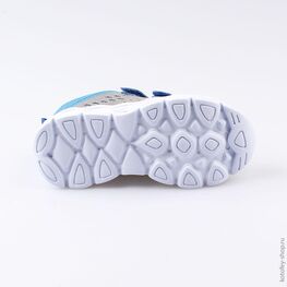 344234-73 Кроссовки с LED-подсветкой на подошве для мальчики сер-гол фото №3