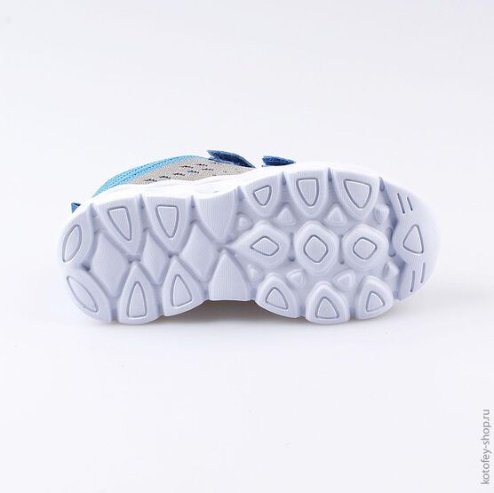 344234-73 Кроссовки с LED-подсветкой на подошве для мальчики сер-гол фото №3