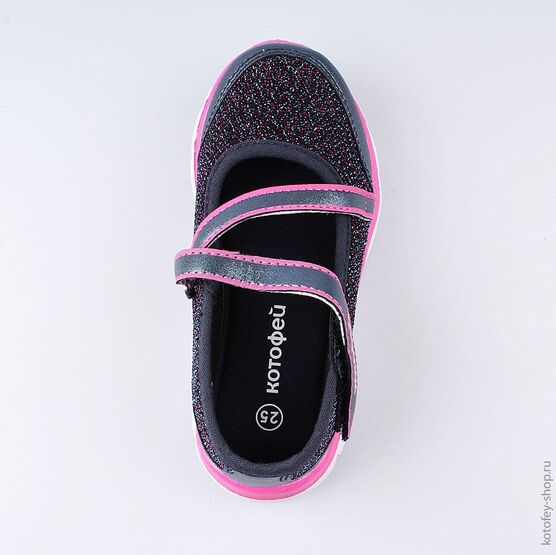 344240-12 Кроссовки для девочки светло-синий фото №4