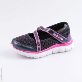 344240-12 Кроссовки для девочки светло-синий