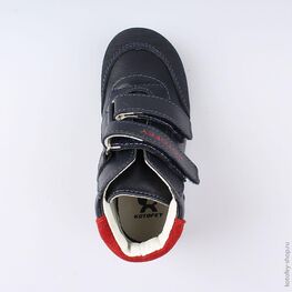 352167-24 Ботинки для мальчики син-кра фото №4