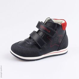 352167-24 Ботинки для мальчики син-кра