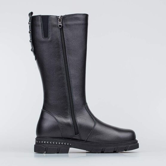 762120-32 Сапожки для девочки серый фото №2