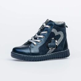 552146-32 Ботинки для девочки светло-синий