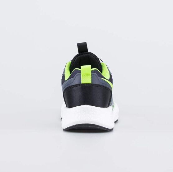 444033-11 Кроссовки-буст для мальчика для мальчики серый + салатовый фото №5