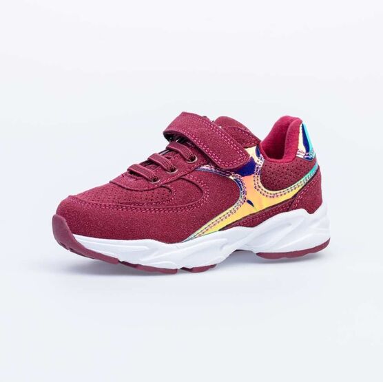 344259-72 Кроссовки для девочки бордовый