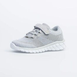 644268-72 Кроссовки для девочки серебрист.