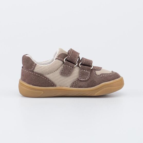 334050-11 Босоногие коричневые кроссовки для мальчика для мальчики коричневый,бежевый фото №2