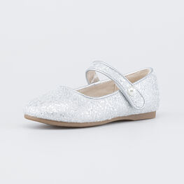 533078-21 Нарядные туфли на праздник для девочки серебристый