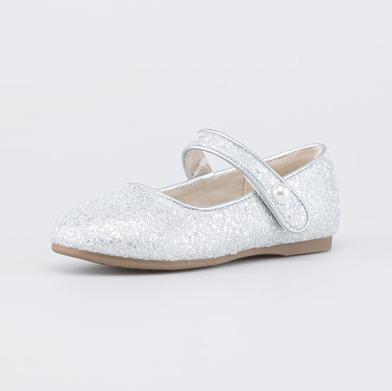 533078-21 Нарядные туфли на праздник для девочки серебристый