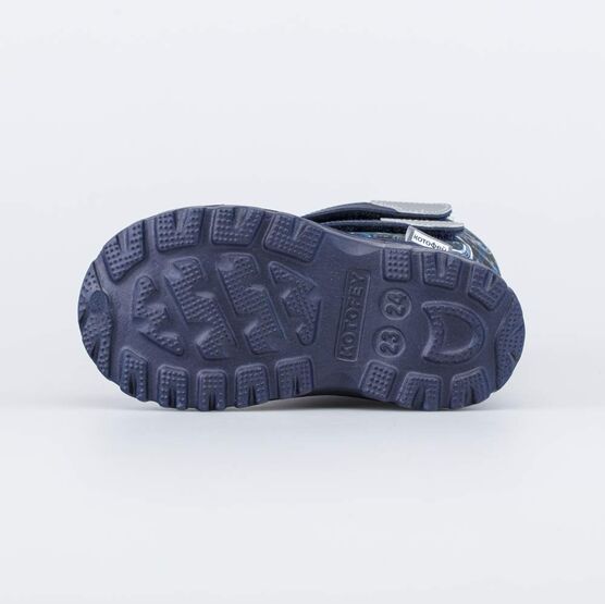 464063-49 Сноубутсы на липучках Механика для мальчики синий фото №3